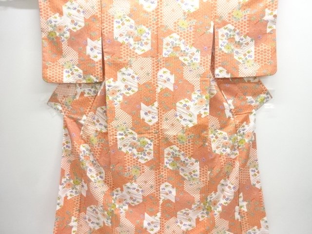 JAPANESE KIMONO / KOMON / FLOWER & BIRD 
